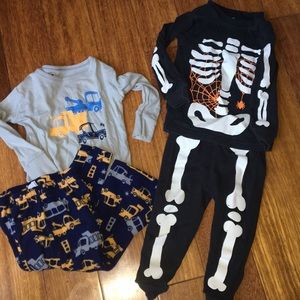 Halloween and Trucks PJs - size 12 months